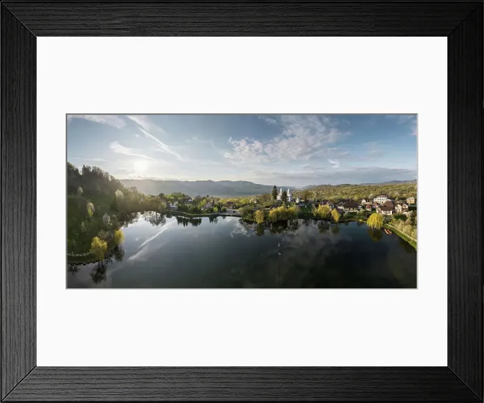 Framed Print : Landscape with reflections near Nucsoara, Arges County, Muntenia, Romania, Europe Framed Print : Landscape with reflections near Nucsoara, Arges County, Muntenia, Romania, Europe