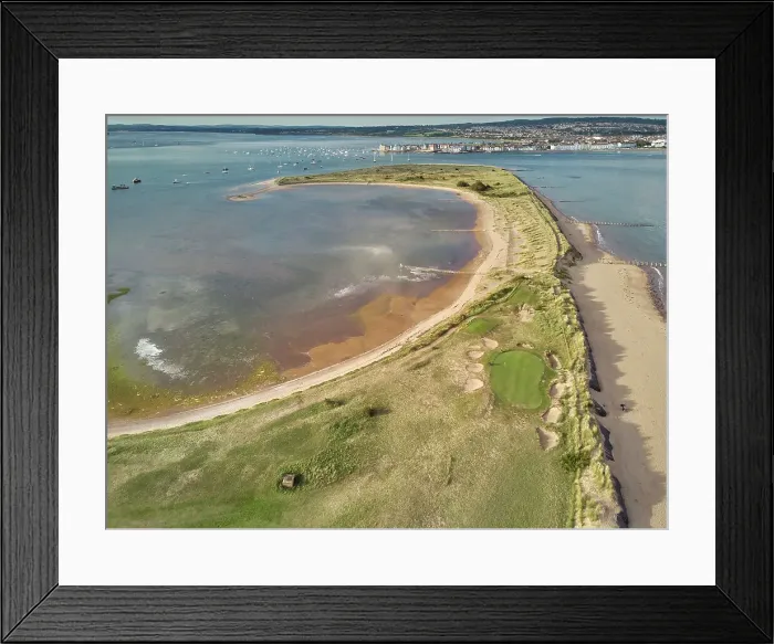 Framed Print : Aerial view of the mouth of the River Exe, seen from above Dawlish Warren and looking towards the town of Exmouth, Devon, England, United Kingdom, Europe Framed Print : Aerial view of the mouth of the River Exe, seen from above Dawlish Warren and looking towards the town of Exmouth, Devon, England, United Kingdom, Europe