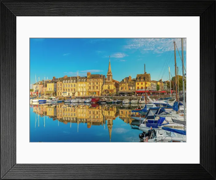 Framed Print : Honfleur Harbour, Honfleur, Normandy, France, Europe Framed Print : Honfleur Harbour, Honfleur, Normandy, France, Europe