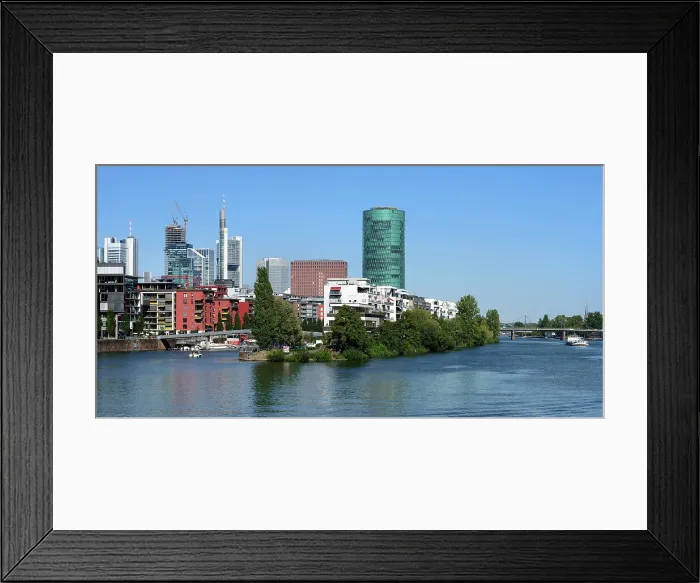 Framed Print : Buildings in the banking district, Frankfurt am Main, Hesse, Germany, Europe Framed Print : Buildings in the banking district, Frankfurt am Main, Hesse, Germany, Europe