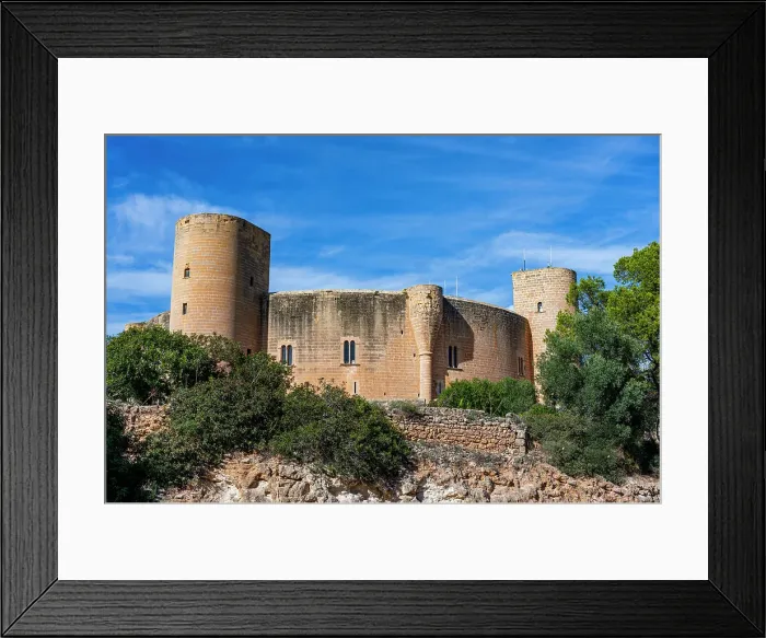 Framed Print : Bellver Castle, Palma, Mallorca, Balearic islands, Spain, Mediterranean, Europe Framed Print : Bellver Castle, Palma, Mallorca, Balearic islands, Spain, Mediterranean, Europe