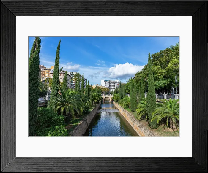 Framed Print : La Riera channel, Palma, Mallorca, Balearic islands, Spain, Mediterranean, Europe Framed Print : La Riera channel, Palma, Mallorca, Balearic islands, Spain, Mediterranean, Europe