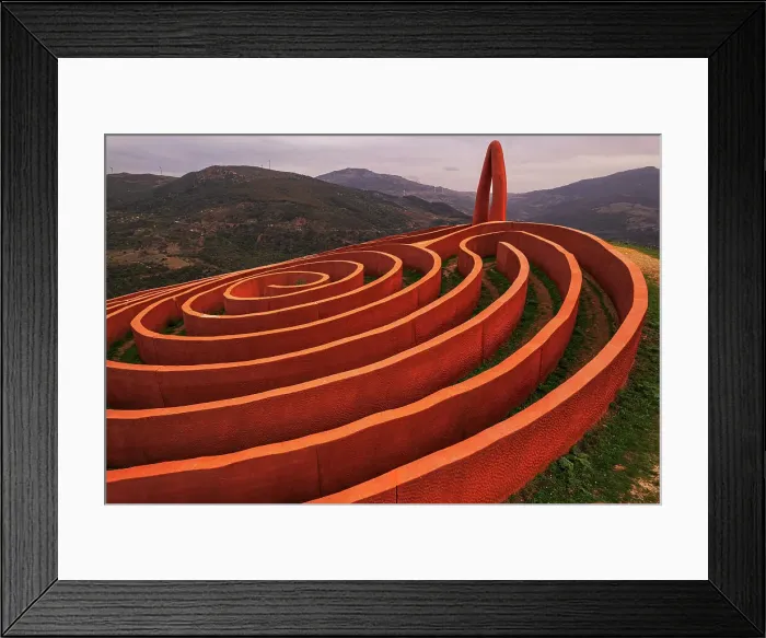Framed Print : Ariadne's Labyrinth, art installation on top of a hill in the municipality of Castel del Lucio, Fiumara d'Arte, Nebrodi mountains, Messina province, Sicily, Italy, Mediterranean, Europe Framed Print : Ariadne's Labyrinth, art installation on top of a hill in the municipality of Castel del Lucio, Fiumara d'Arte, Nebrodi mountains, Messina province, Sicily, Italy, Mediterranean, Europe