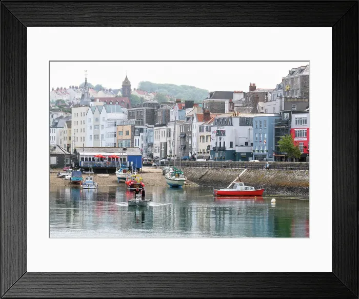 Framed Print : St. Peter Port, Guernsey, Channel Islands, Europe Framed Print : St. Peter Port, Guernsey, Channel Islands, Europe