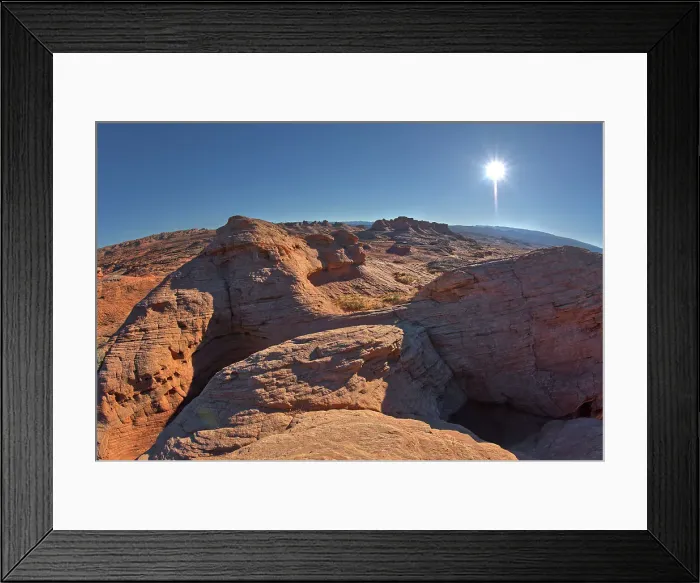 Framed Print : View from the top of the Shiva Nandi Rock along the Beehive Trail on the west ridge of the New Wave in the Glen Canyon Recreation Area near Page, Arizona, United States of America, North America Framed Print : View from the top of the Shiva Nandi Rock along the Beehive Trail on the west ridge of the New Wave in the Glen Canyon Recreation Area near Page, Arizona, United States of America, North America