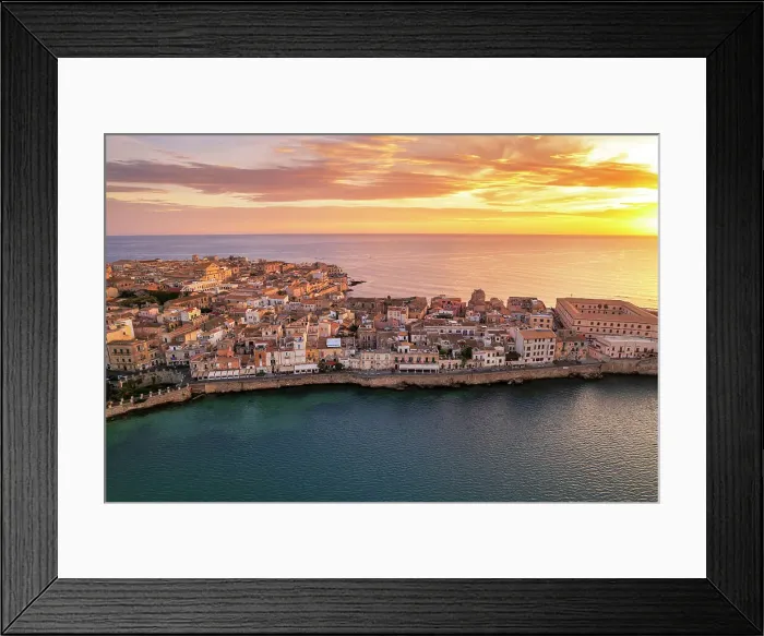 Framed Print : Aerial morning view of the old and fortified town Syracuse, UNESCO World Heritage Site, Ortigia island, Syracuse province, Ioanian sea, Sicily, Italy, Mediterranean, Europe Framed Print : Aerial morning view of the old and fortified town Syracuse, UNESCO World Heritage Site, Ortigia island, Syracuse province, Ioanian sea, Sicily, Italy, Mediterranean, Europe