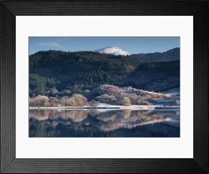 Framed Print : Llyn Dinas and Moel Siabod in winter, Nant Gwynant, Snowdonia National Park (Eryri), North Wales, United Kingdom, Europe Framed Print : Llyn Dinas and Moel Siabod in winter, Nant Gwynant, Snowdonia National Park (Eryri), North Wales, United Kingdom, Europe
