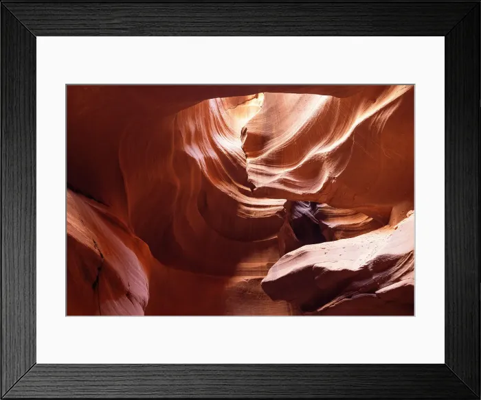 Framed Print : The Upper Antelope Canyon on a sunny summer day, Page, Arizona, United States of America, North America Framed Print : The Upper Antelope Canyon on a sunny summer day, Page, Arizona, United States of America, North America