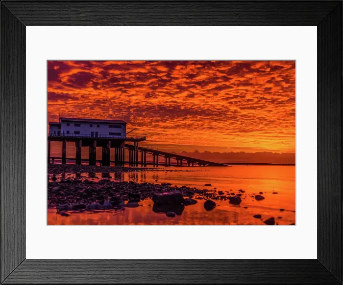 Framed Print : Sunrise from Roa Island, Rampside, Cumbrian Coast, Cumbria, England, United Kingdom, Europe Framed Print : Sunrise from Roa Island, Rampside, Cumbrian Coast, Cumbria, England, United Kingdom, Europe