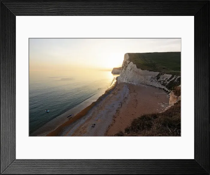Framed Print : Bat's Head at Durdle Door during sunset, Durdle Door, Jurassic Coast, UNESCO World Heritage Site, Dorset, England, United Kingdom, Europe Framed Print : Bat's Head at Durdle Door during sunset, Durdle Door, Jurassic Coast, UNESCO World Heritage Site, Dorset, England, United Kingdom, Europe