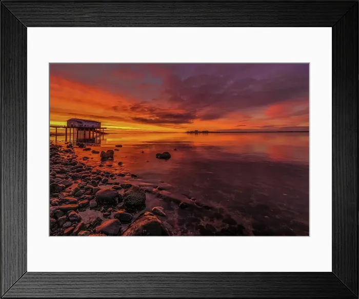 Framed Print : Sunrise from Roa Island, Rampside, Cumbrian Coast, Cumbria, England, United Kingdom, Europe Framed Print : Sunrise from Roa Island, Rampside, Cumbrian Coast, Cumbria, England, United Kingdom, Europe