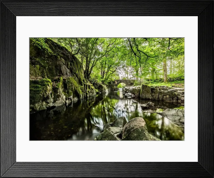 Framed Print : Overcast day in the Eskdale Valley with calm and cold waters from Trough House Bridge and the stunning River Esk, Lake District National Park, UNESCO World Heritage Site, Cumbria, England, United Kingdom, Europe Framed Print : Overcast day in the Eskdale Valley with calm and cold waters from Trough House Bridge and the stunning River Esk, Lake District National Park, UNESCO World Heritage Site, Cumbria, England, United Kingdom, Europe