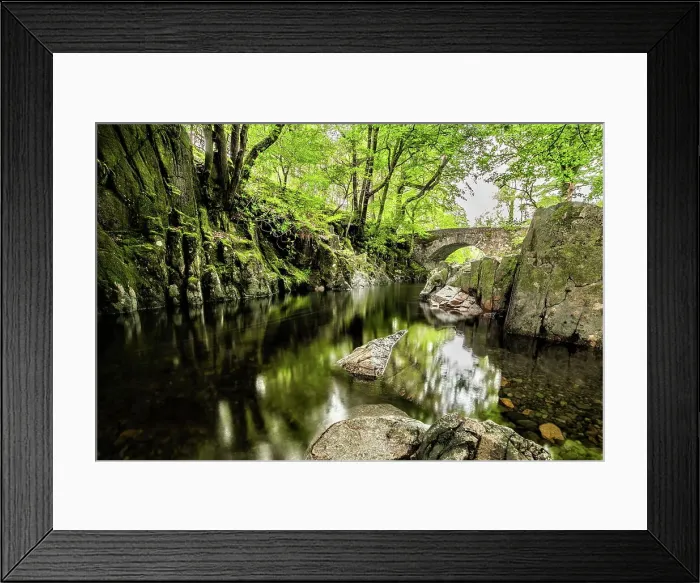 Framed Print : Overcast day in the Eskdale Valley with calm and cold waters from Trough House Bridge and the stunning River Esk, Lake District National Park, UNESCO World Heritage Site, Cumbria, England, United Kingdom, Europe Framed Print : Overcast day in the Eskdale Valley with calm and cold waters from Trough House Bridge and the stunning River Esk, Lake District National Park, UNESCO World Heritage Site, Cumbria, England, United Kingdom, Europe
