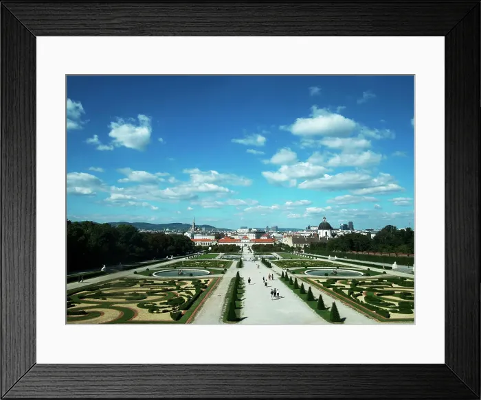 Framed Print : Gardens of the Belvedere Palace, UNESCO World Heritage Site, Vienna, Austria, Europe Framed Print : Gardens of the Belvedere Palace, UNESCO World Heritage Site, Vienna, Austria, Europe
