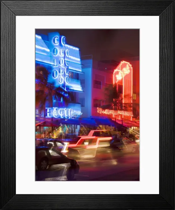 Framed Print : Ocean Drive, Art Deco District, South Beach, Miami, Florida, United States of America Framed Print : Ocean Drive, Art Deco District, South Beach, Miami, Florida, United States of America