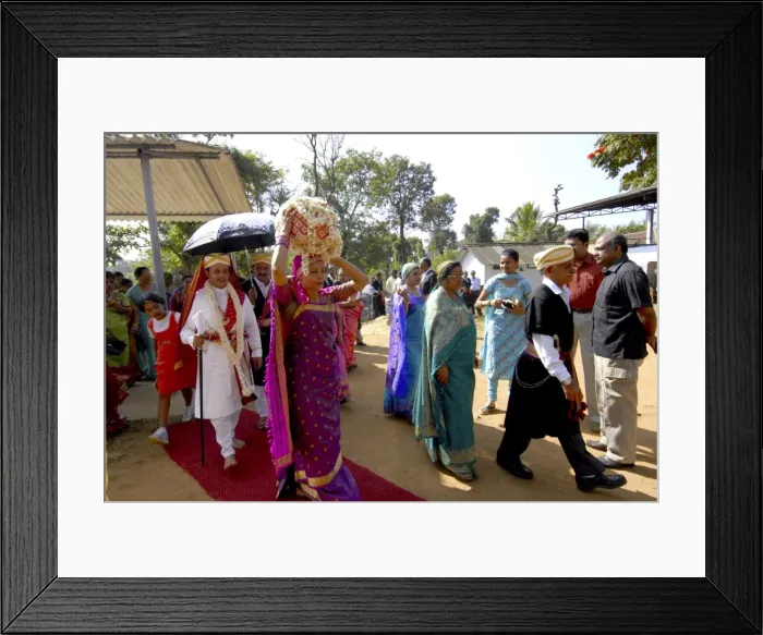 Framed Print : Traditional wedding, Coorg, Karnataka, India, Asia Framed Print : Traditional wedding, Coorg, Karnataka, India, Asia