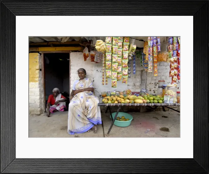 Framed Print : Shop in Madurai, Tamil Nadu, India, Asia Framed Print : Shop in Madurai, Tamil Nadu, India, Asia