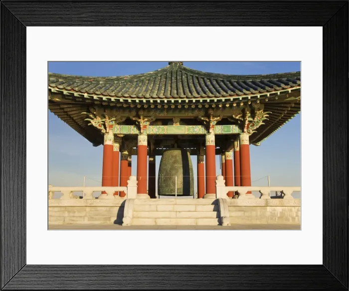 Framed Print : Korean Friendship Bell in Fort MacArthur Park, San Pedro, Los Angeles, California Framed Print : Korean Friendship Bell in Fort MacArthur Park, San Pedro, Los Angeles, California