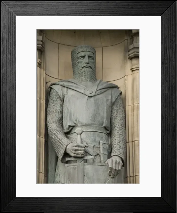 Framed Print : DMaca013. Statue of Sir William Wallace at entrance to Edinburgh Castle Framed Print : DMaca013. Statue of Sir William Wallace at entrance to Edinburgh Castle