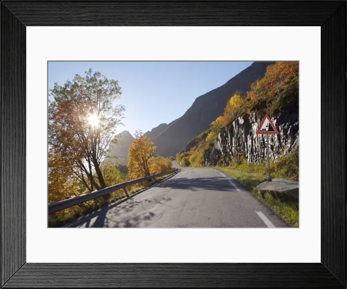 Framed Print : 43. 54. 165. Lofeten Islands Road 3 Framed Print : 43. 54. 165. Lofeten Islands Road 3