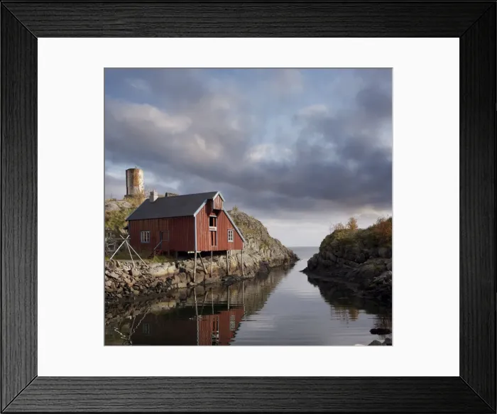 Framed Print : 63. 37. 86. Abandoned Fishery Framed Print : 63. 37. 86. Abandoned Fishery