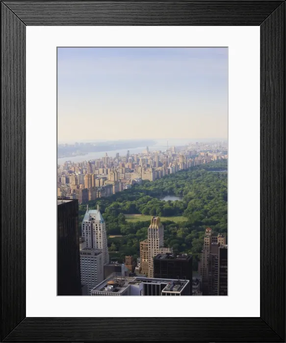 Framed Print : View over Central Park and the Upper West Side skyline, Manhattan, New York City Framed Print : View over Central Park and the Upper West Side skyline, Manhattan, New York City