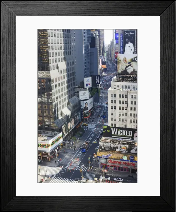 Framed Print : Broadway and Times Square, Midtown Manhattan, New York City, New York, United States of America Framed Print : Broadway and Times Square, Midtown Manhattan, New York City, New York, United States of America