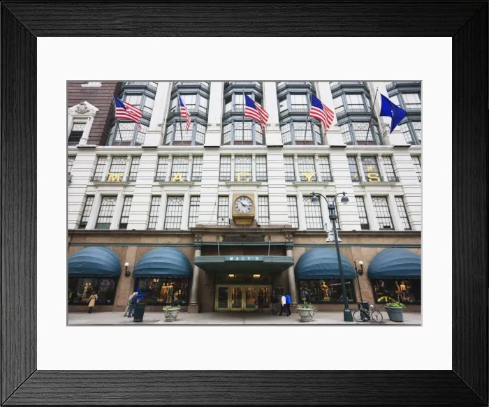 Framed Print : Macys Department Store, Broadway, Manhattan, New York City, New York Framed Print : Macys Department Store, Broadway, Manhattan, New York City, New York