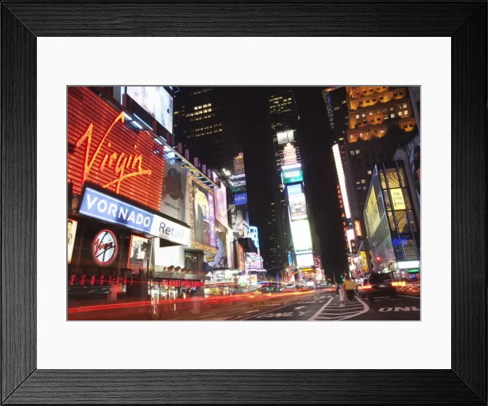 Framed Print : Times Square at night, Midtown, Manhattan, New York City, New York, United States of America Framed Print : Times Square at night, Midtown, Manhattan, New York City, New York, United States of America