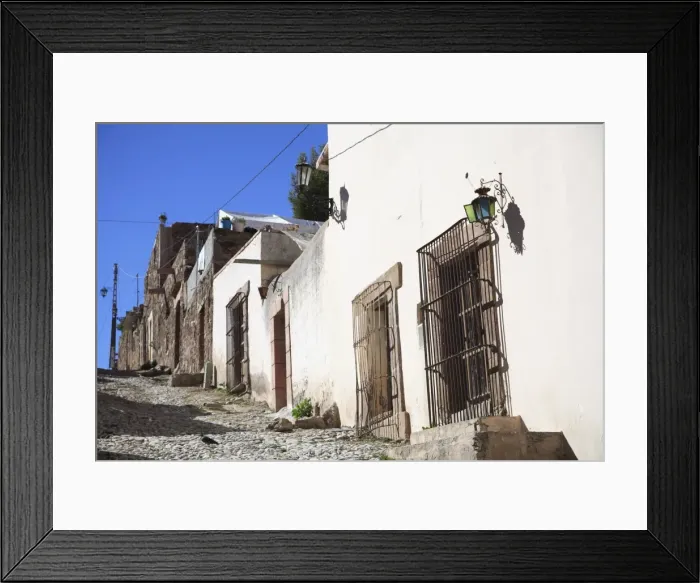Framed Print : Real de Catorce, former silver mining town, San Luis Potosi state, Mexico Framed Print : Real de Catorce, former silver mining town, San Luis Potosi state, Mexico