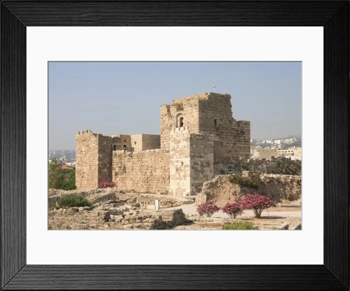 Framed Print : Crusader Castle, ancient ruins, Byblos, UNESCO World Heritage Site, Jbail Framed Print : Crusader Castle, ancient ruins, Byblos, UNESCO World Heritage Site, Jbail