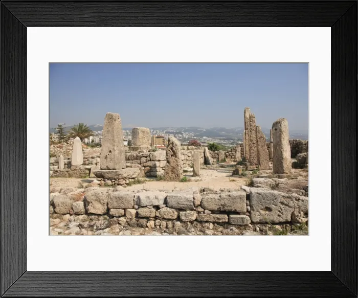 Framed Print : Temple of Obelisks, ancient ruins, Byblos, UNESCO World Heritage Site, Jbail Framed Print : Temple of Obelisks, ancient ruins, Byblos, UNESCO World Heritage Site, Jbail