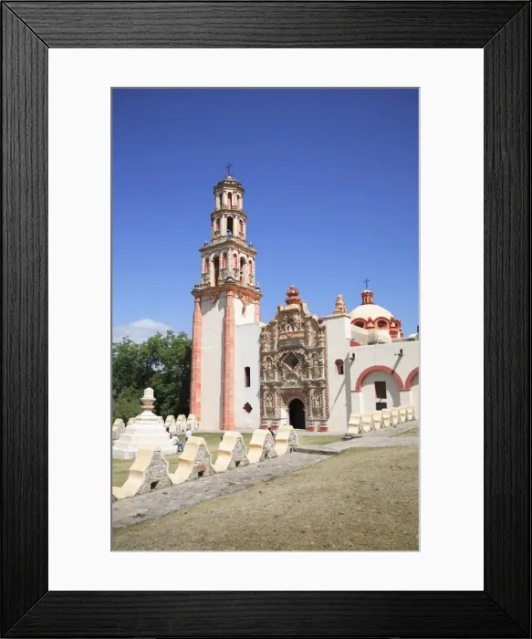 Framed Print : Tilaco Mission, UNESCO World Heritage Site, one of five Sierra Gorda missions designed by Franciscan Fray Junipero Serra, Quer?taro, Mexico Framed Print : Tilaco Mission, UNESCO World Heritage Site, one of five Sierra Gorda missions designed by Franciscan Fray Junipero Serra, Quer?taro, Mexico
