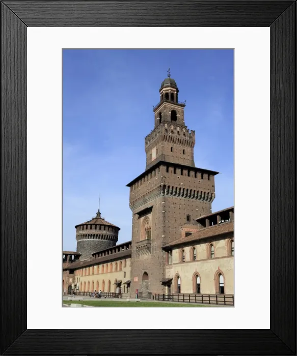 Framed Print : The Sforzas Castle (Castello Sforzesco), Milan, Lombardy, Italy, Europe Framed Print : The Sforzas Castle (Castello Sforzesco), Milan, Lombardy, Italy, Europe