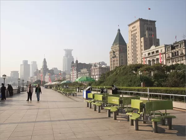 The Bund, Promenade, Shanghai, China, Asia