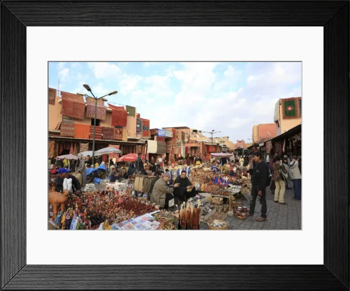Framed Print : Souks in medina (old walled city), Marrakesh, Morocco, North Africa, Africa Framed Print : Souks in medina (old walled city), Marrakesh, Morocco, North Africa, Africa