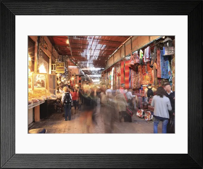 Framed Print : Shops in the Medina, Marrakech, Morocco, North Africa, Africa Framed Print : Shops in the Medina, Marrakech, Morocco, North Africa, Africa