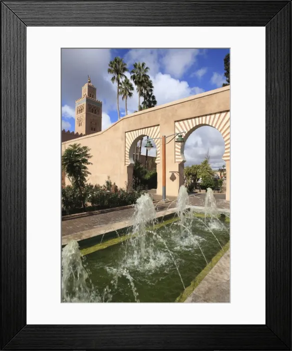 Framed Print : Koutoubia Minaret, Marrakech, Morocco, North Africa, Africa Framed Print : Koutoubia Minaret, Marrakech, Morocco, North Africa, Africa