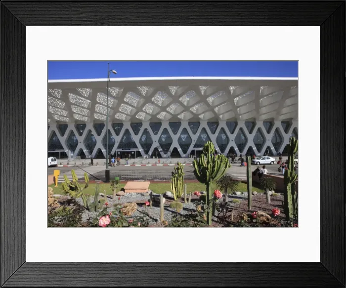 Framed Print : LOM4890. Airport, Marrakech, Morocco, North Africa, Africa Framed Print : LOM4890. Airport, Marrakech, Morocco, North Africa, Africa