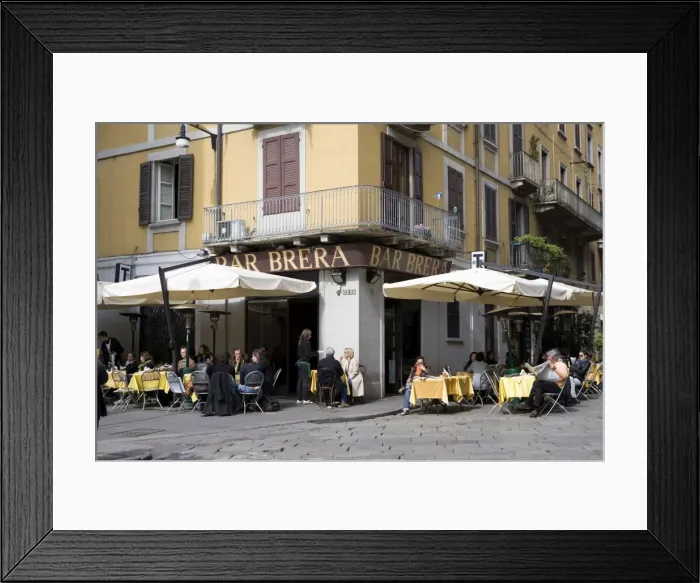 Framed Print : Brera District, Milan, Lombardy, Italy, Europe Framed Print : Brera District, Milan, Lombardy, Italy, Europe