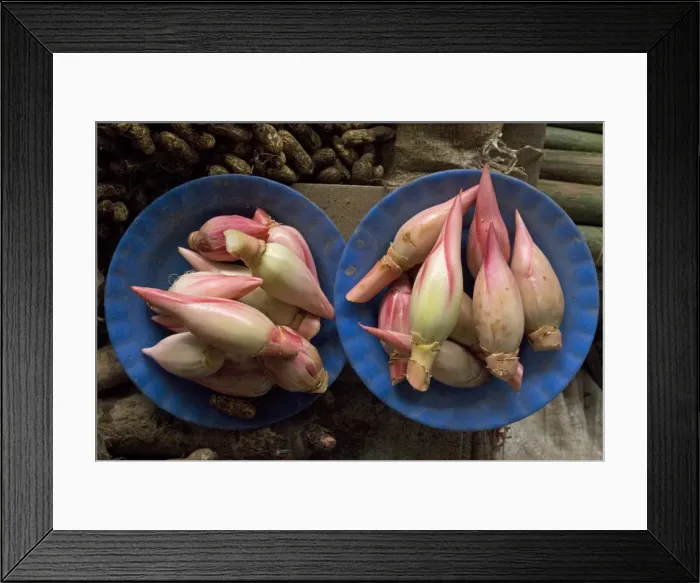 Framed Print : Lotus flower hearts in the vegetable market, Mulu, Sarawak, Malaysian Borneo Framed Print : Lotus flower hearts in the vegetable market, Mulu, Sarawak, Malaysian Borneo