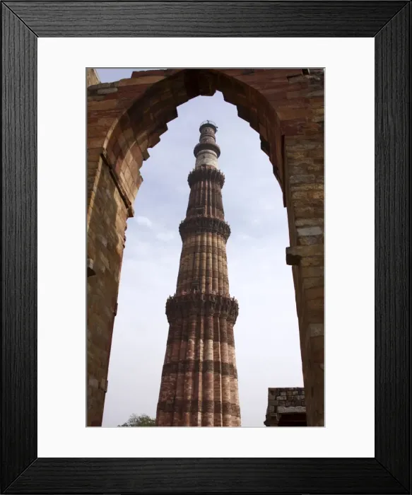 Framed Print : Qutub Minar, UNESCO World Heritage Site, Delhi, India, Asia Framed Print : Qutub Minar, UNESCO World Heritage Site, Delhi, India, Asia