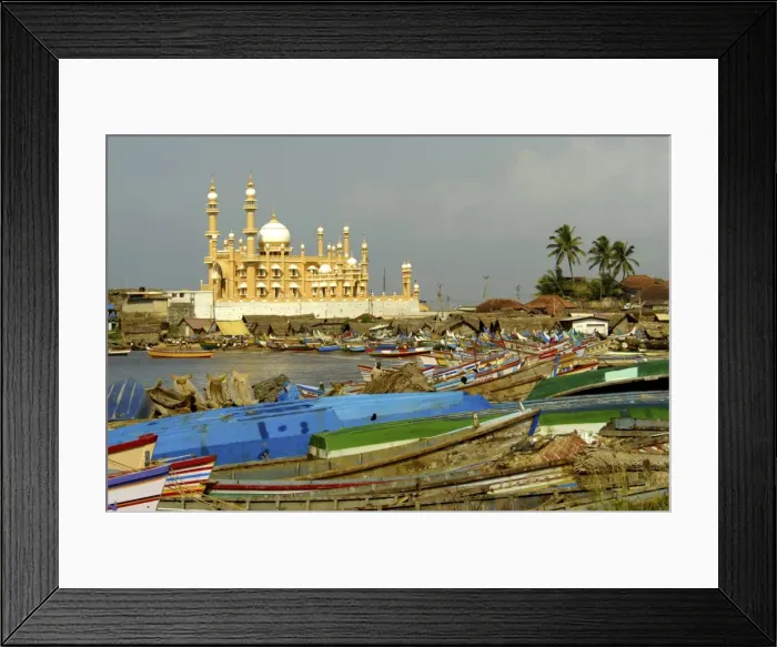 Framed Print : Mosque in Vizhinjam, Trivandrum, Kerala, India, Asia Framed Print : Mosque in Vizhinjam, Trivandrum, Kerala, India, Asia