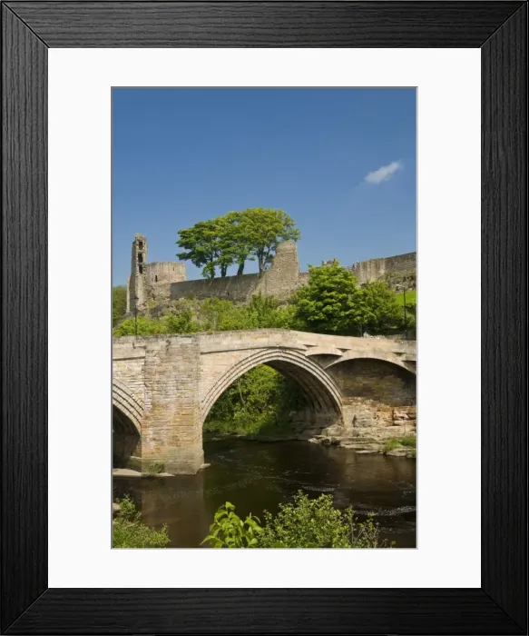 Framed Print : Bridge over the River Tees at Barnard Castle, Yorkshire, England, United Kingdom, Europe Framed Print : Bridge over the River Tees at Barnard Castle, Yorkshire, England, United Kingdom, Europe