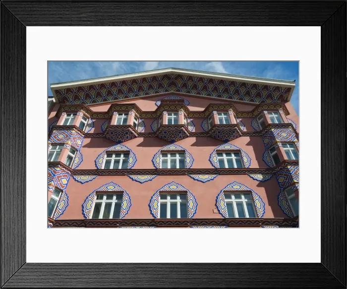 Framed Print : Exterior of the Cooperative Bank, designed 1922 by Slovenian architect Ivan Vurnik Framed Print : Exterior of the Cooperative Bank, designed 1922 by Slovenian architect Ivan Vurnik