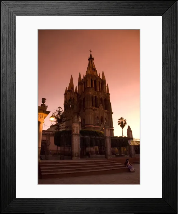Framed Print : Parroquia de San Miguel Arcangel at sunset, San Miguel de Allende, Guanajuato Framed Print : Parroquia de San Miguel Arcangel at sunset, San Miguel de Allende, Guanajuato