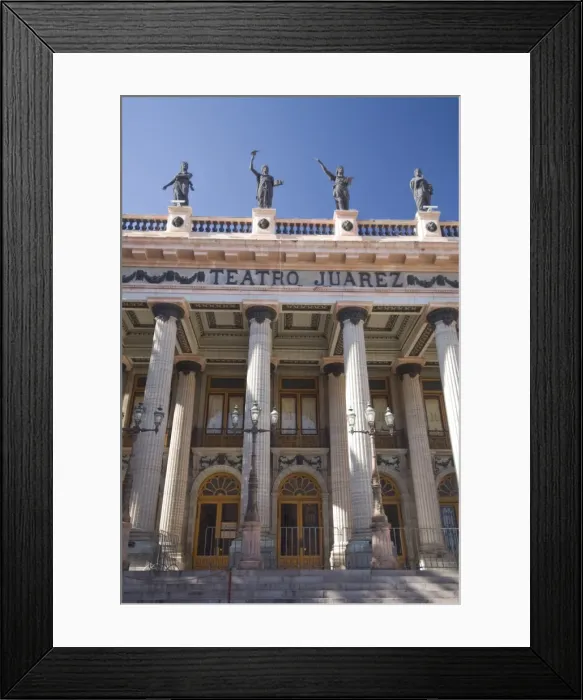Framed Print : Theatro Juarez, built between 1873 and 1903, Guanajuato city, Guanajuato Framed Print : Theatro Juarez, built between 1873 and 1903, Guanajuato city, Guanajuato