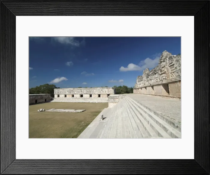 Framed Print : Cuarangulo de las Monjas (Nuns Quadrangle), with the northern building on right Framed Print : Cuarangulo de las Monjas (Nuns Quadrangle), with the northern building on right