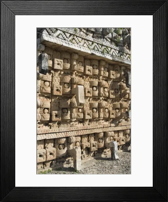 Framed Print : El Palacio de los Mascarones (Palace of Masks). Kabah, Yucatan, Mexico, North America Framed Print : El Palacio de los Mascarones (Palace of Masks). Kabah, Yucatan, Mexico, North America