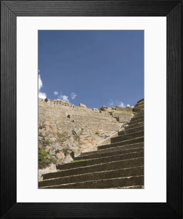 Framed Print : Ollantaytambo, Huge stone terraces at the Inca ruins of Ollantaytambo, The Sacred Valley Framed Print : Ollantaytambo, Huge stone terraces at the Inca ruins of Ollantaytambo, The Sacred Valley